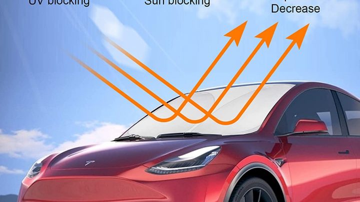 BEST SUNSHADE FOR TESLA Y WITH UV PROTECTION